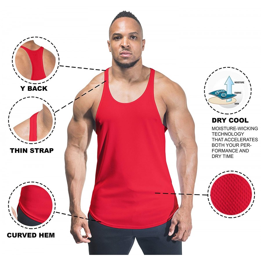 Plain stringer vest best sale